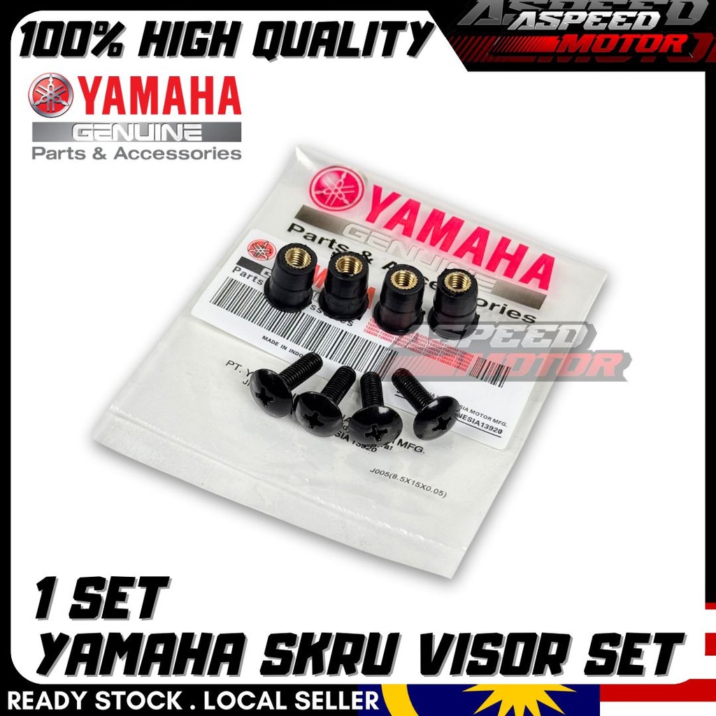 YAMAHA LC135 LC 135 V4 V5 V6 V7 125ZR Y125ZR NVX 155 R15 R25 SCREW COWLING VISOR SKRU WINDSCREEN SET