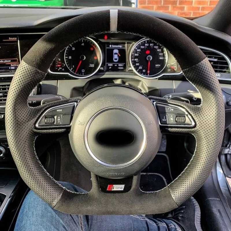 ி พวงมาลัยรถยนต์มือสองสำหรับออดี้ S3 A5 A7 Rs7 S7 S5 S4 Rs4 2012-