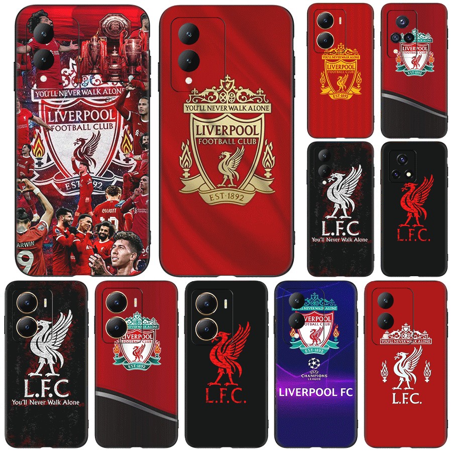 Vivo Y16 Y78 Plus V29E Y36 5G Y17S 4G S17 Pro ความเข้ากันได้ TPU Soft Shell Case Liverpool FC