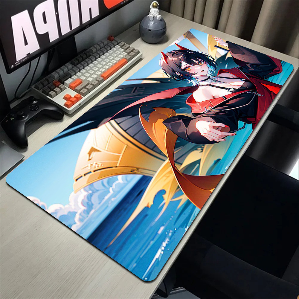 Ulrich Von Hutten Azur Lane เกมอะนิเมะ Mousepad เมาส์ MatDesk Mat พร้อม Pad อุปกรณ์เสริมสําหรับเล่นเ