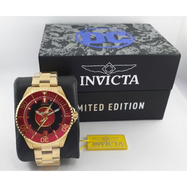 นาฬิกา INVICTA MEN'S 26905 DC COMICS FLASH AUTOMATIC พร้อมกล่อง (ใหม่)