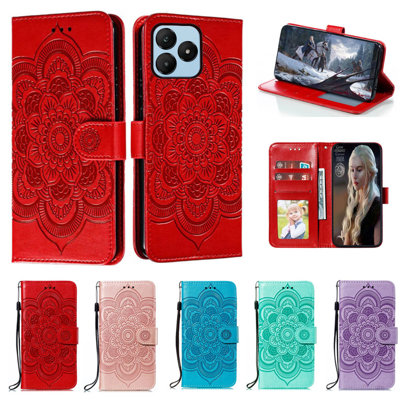 Emboss ดอกไม้หนังเคสโทรศัพท์สําหรับ WIKO T20 Datura กระเป๋าสตางค์พลิกหนังสือ Funda ราคาถูก Shopee Lazada