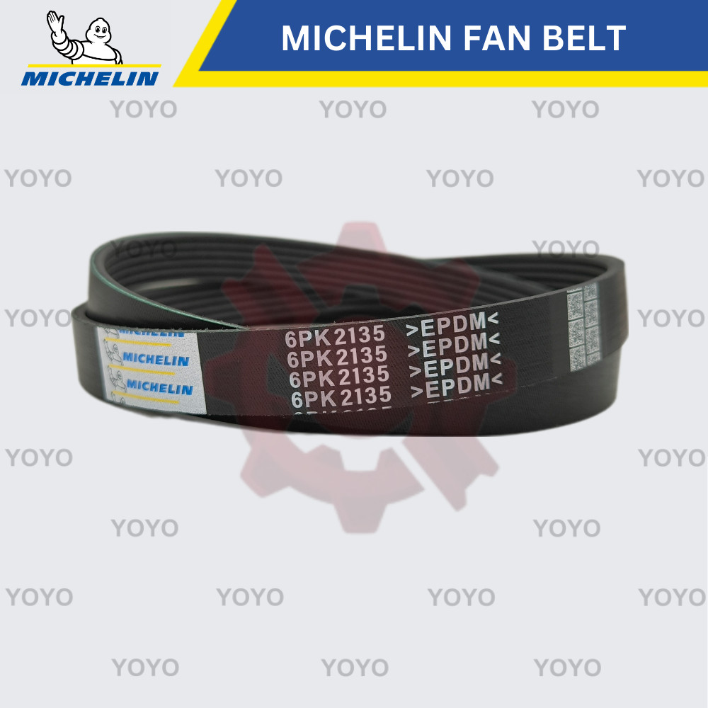 Kia Spectra LD 1.6, Rio UB 1.4/ 1.6 & Mercedes-Benz W210 E350 MICHELIN สายพานพัดลม (6PK2135)