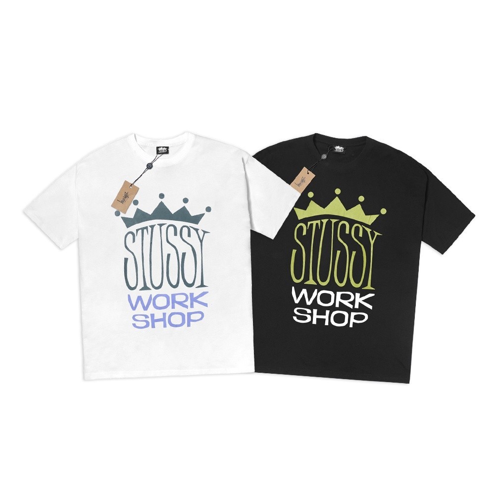 ♞,♘,♙เสื้อยืด Stussy X Our Legacy King vgh XSA