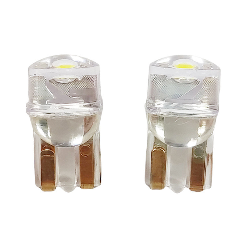 10pcs ที่จอดรถ T10 หลอดไฟ Led W5W 194 โดมภายในป้ายทะเบียนอ่านด้านข้าง Marker ไฟท้ายสัญญาณรถ 6000 K