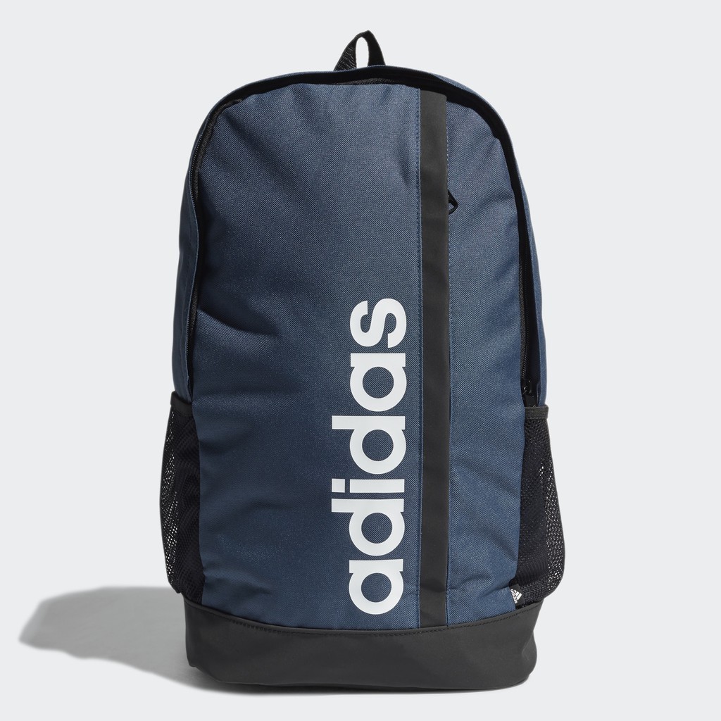 ♞รหัส GN2015 กระเป๋าเป้สะพายหลัง ยี่ห้อ adidas รุ่น Essentials Logo Backpack สีกรม ของแท้ % ราคา 85