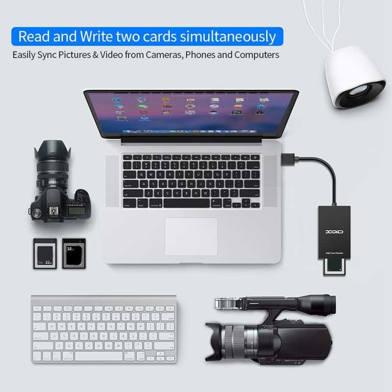 ▣ Type C USB 3.0 SD XQD Memory Card Reader Transfer Sony M/G Series For OS Windows Computer ar