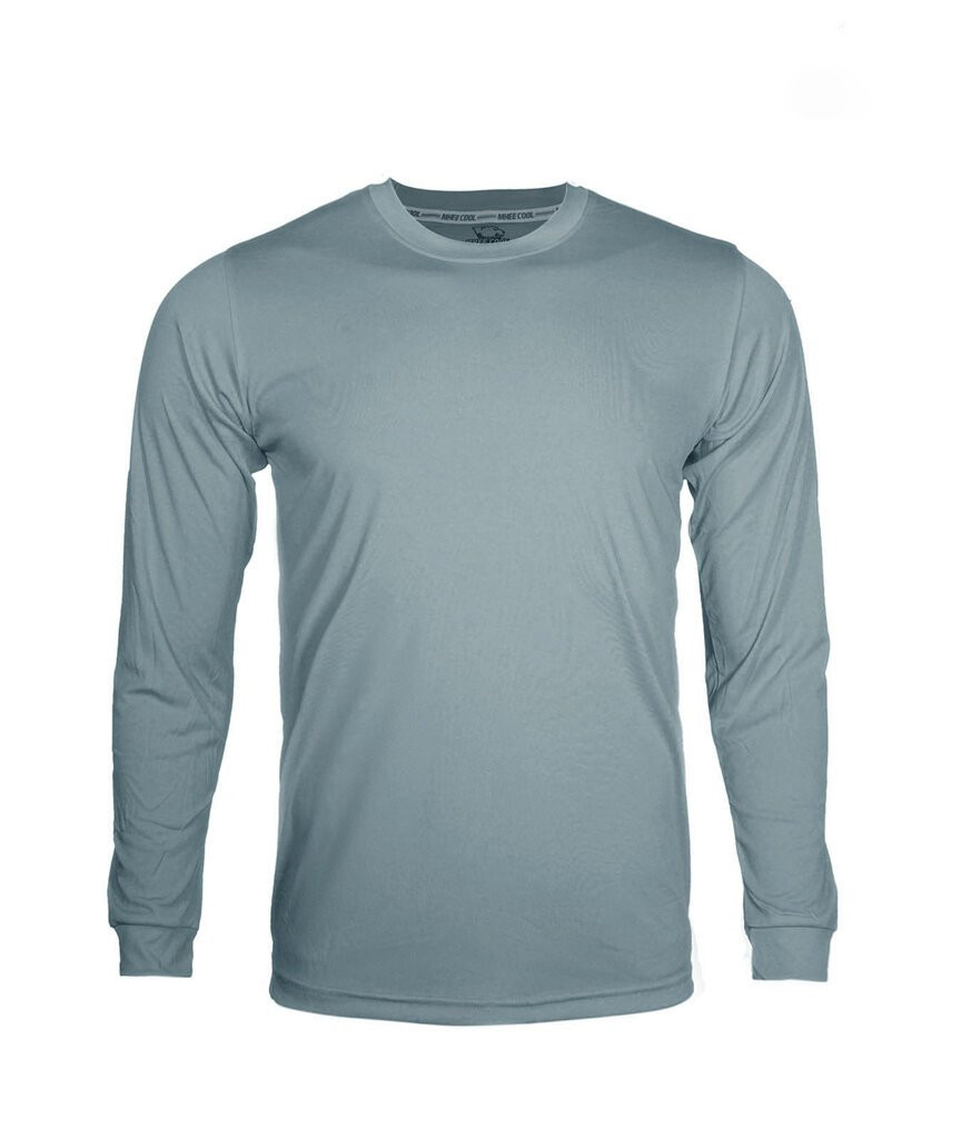 Mheecool เสื้อกีฬา แขนยาว【เนื้อผ้าไมโคร 100%】 ใส่สบาย ไม่ร้อน ระบายเหงื่อได้ดี อยู่ทรง ยับยาก ไม่ต้อ