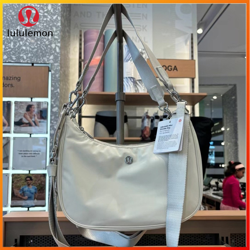 ♞,♘คุณภาพประณีต!!! Lululemon นวัตกรรม 3-Litre Personalized Sub-Axillary/Shoulder Mini Satchel QX