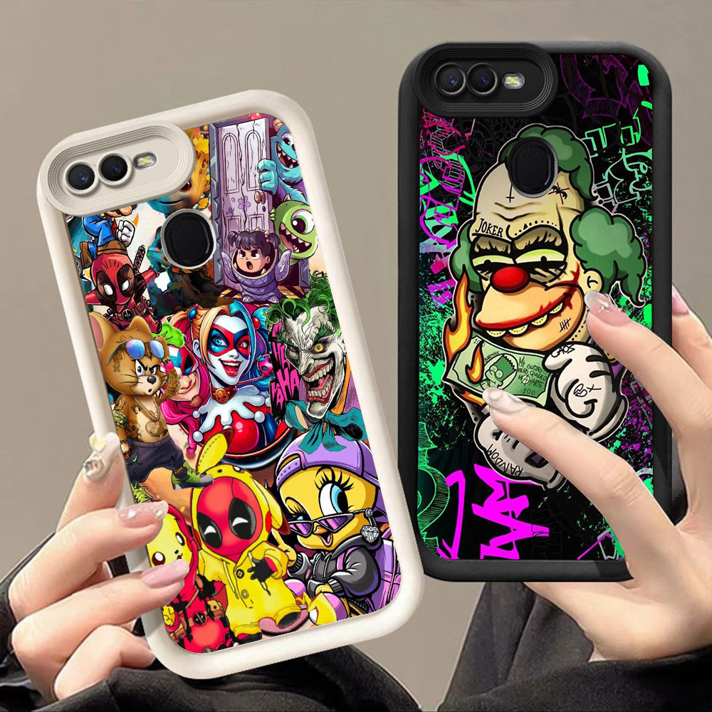 สําหรับ OPPO Realme A12 A12s F7 C2 F9 C2s A5S A5 A1K A11K A12E A7 A3S Pro Q-1 Joker