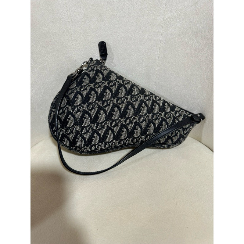 [ของแท้] Dior mini saddle black vintage- ของแท้ มือสอง