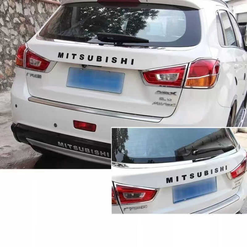 ▣ Original ABS 3D Letters Car Front Rear Trunk Stickers Emblem Badge For Mitsubishi ASX Triton