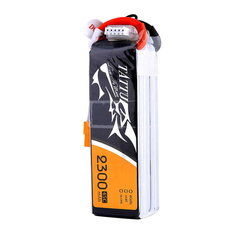 Δ TATTU 4S 2300Mah 45C แบตเตอรี่ลิเธียมไอออนสำหรับ RC เฮลิคอป