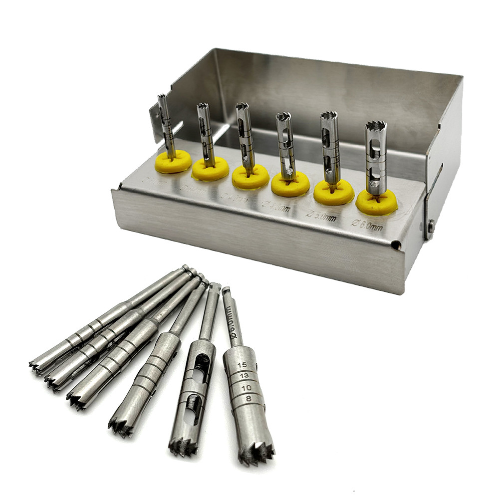 ทันตกรรม Implant เจาะชุดทันตกรรม Implant Bone Trephine Bur เจาะ Bur ฆ่าเชื้อผู้ถือเครื่องมือผ่าตัดเครื่องมือทันตกรรม ราคา ถูกที่สุด ดีลบีเคเค แกลเลอรีภาพที่ 5