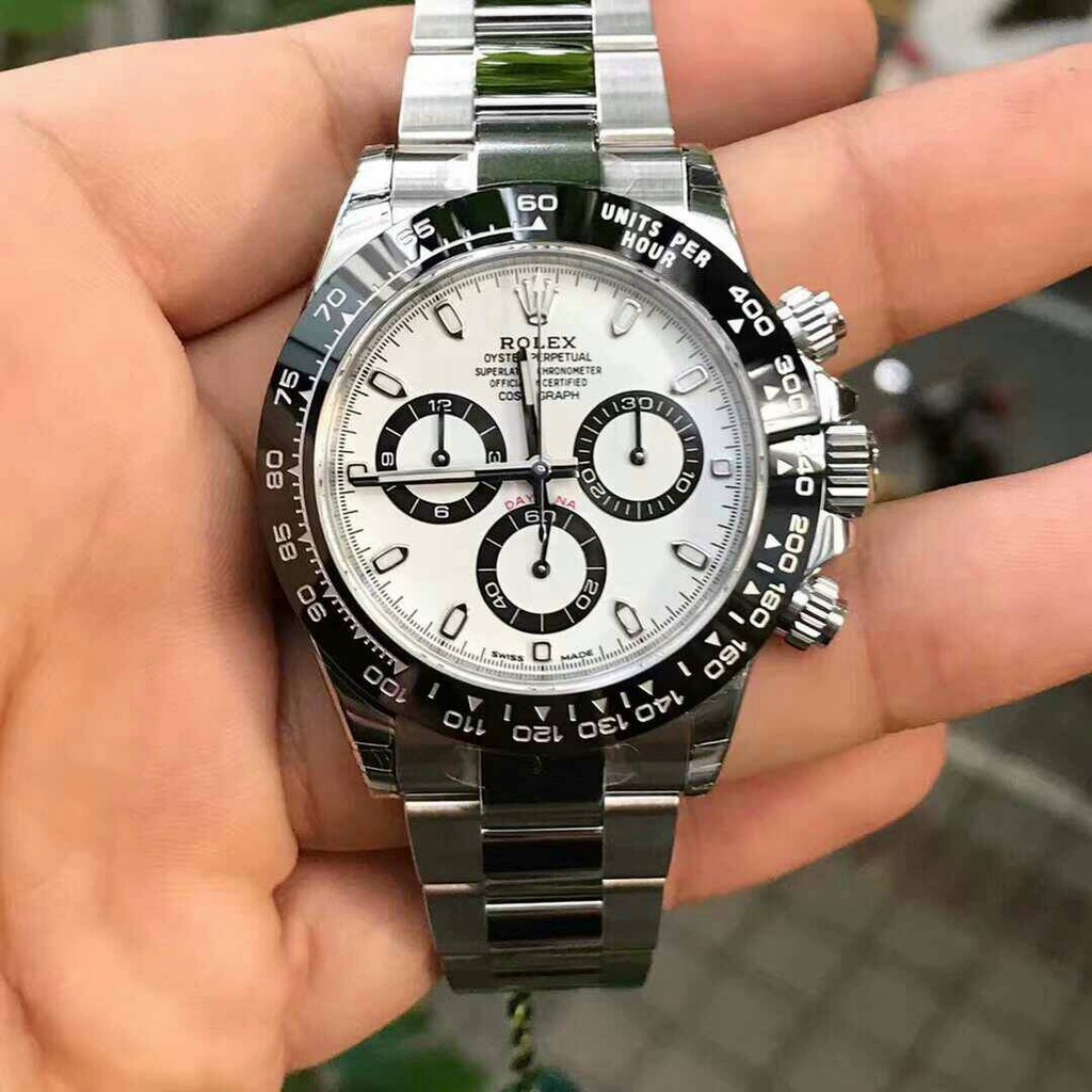 Rolex Rolex Panda Daytona 116500LN นาฬิกาจักรกลอัตโนมัติของผู้ชาย