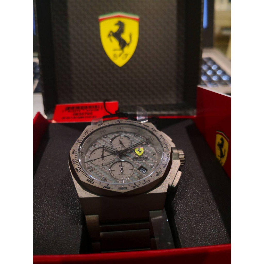 Scuderia Ferrari Aspire 0830795 Watch Grey chronograph !!! ลดล้างสต๊อก !!!