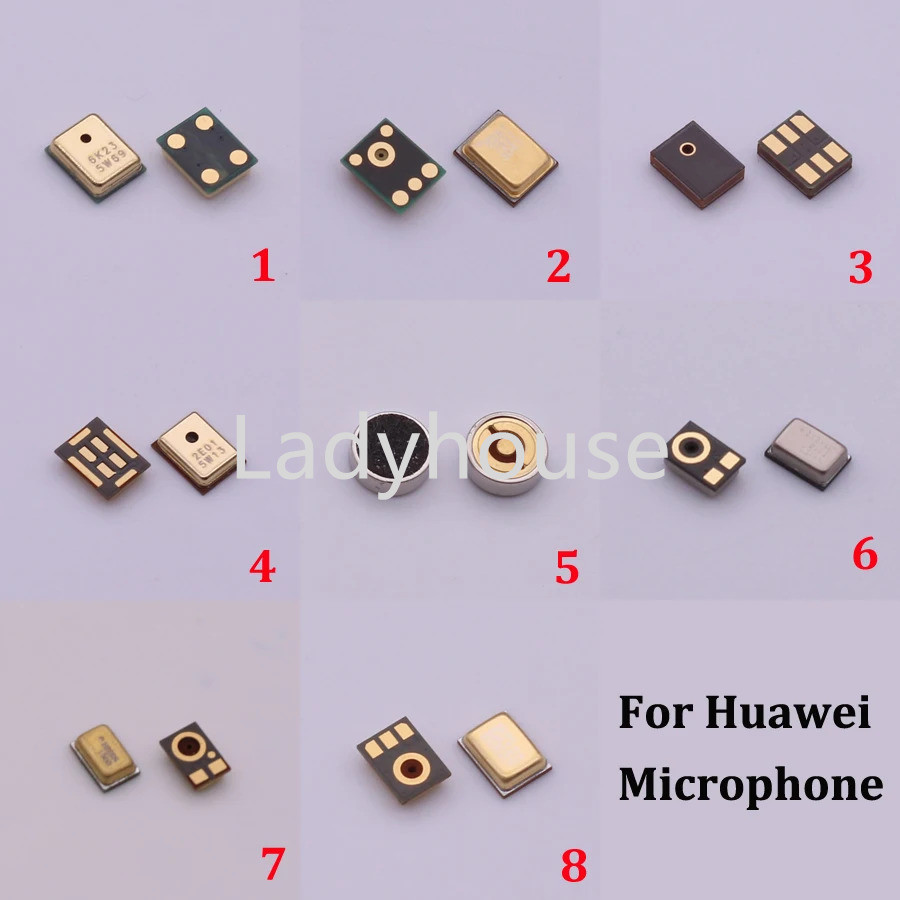5-50pcs ชิ้นส่วนซ่อมไมโครโฟนไมโครโฟนสําหรับ HUAWEI Enjoy 8 Play 7x P10 P9 P20 Honor 4A 10 6plus V9 v