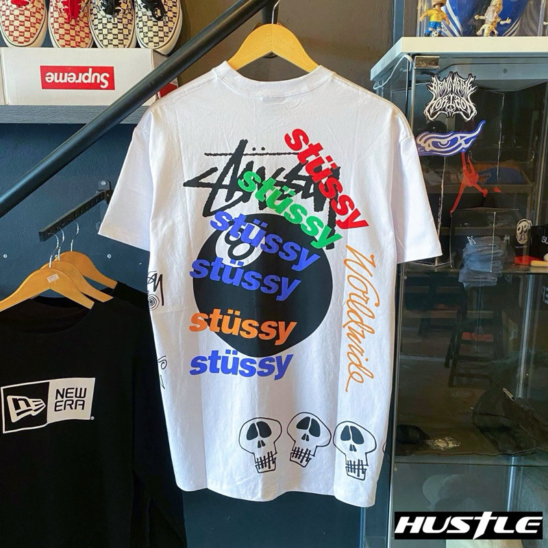 ♞,♘[Hustle.store]เสื้อ  Stussy Test Strike T-Shirt มือ1ของแท้พร้อมส่ง️️️️️️️️ DA