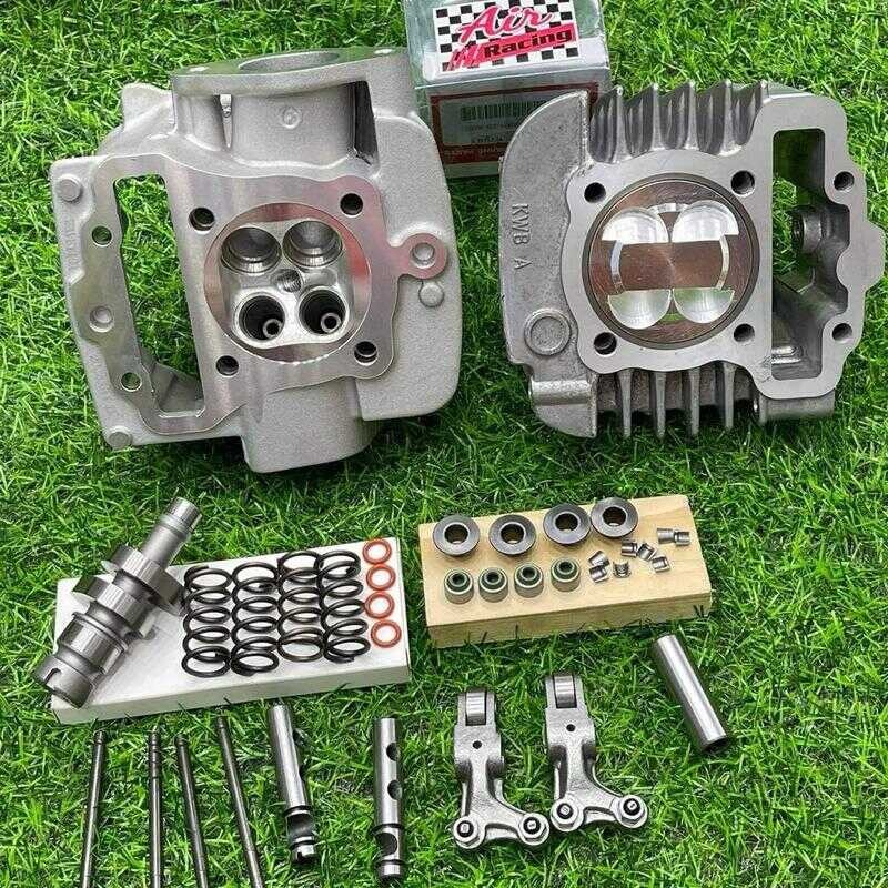 ชุด4วาล์วเวฟ110iลูก54-65-57 พร้อมเซ็ตหลังวาว ลูกแอร์หัวนูนปาดหัวหลบวาล์วสลัก13 พร้อมแหวนกิ๊บล็อกสลัก