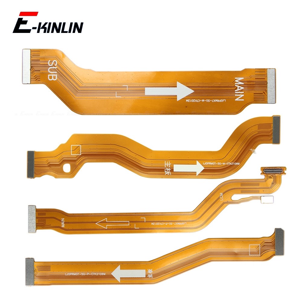 บอร์ดหลักเมนบอร์ดเชื่อมต่อสาย LCD Flex สําหรับ OPPO Realme V23 V23i V25 V50 V50s X50m X7 Pro Max 5G