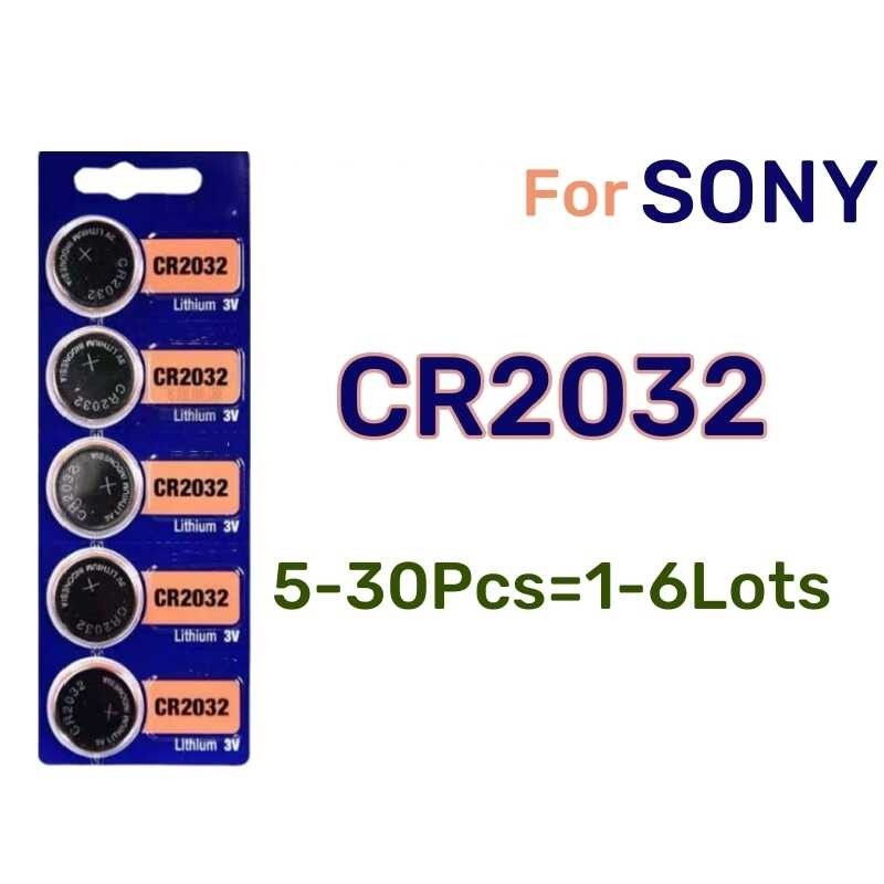 Δ 5-30 ชิ้นสำหรับ Sony Cr2032 Dl2032 Ecr2032 แบตเตอรี่ลิเธียมนาฬิ