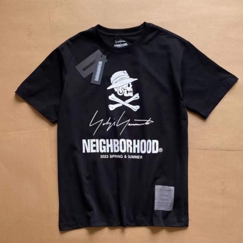 ♞,♘,♙เสื้อยืดแขนสั้น NEIGHBORHOOD x Yohji Yamamoto Collaboration T-shirt VD