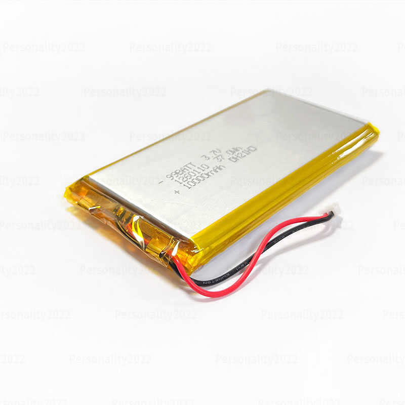 Δ แบตเตอรี่ 10000Mah 1260110 3.7 โวลต์ลิเธียมโพลิเมอร์บรรจุ