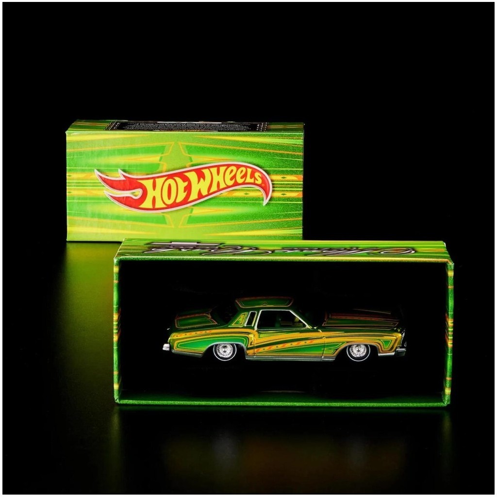 รถล้อร้อน 1/64 RLC 1975 Chevrolet Monte Carlo Lowrider โลหะ Die-cast รุ่นคอลเลกชันของเล่นยานพาหนะ