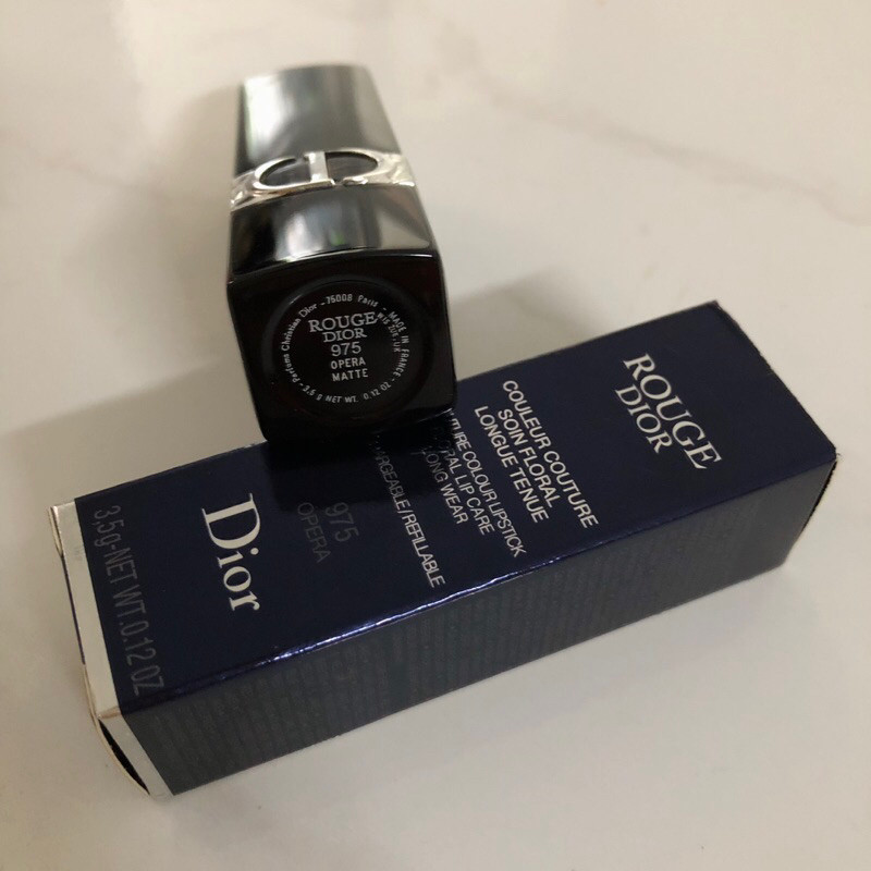 Dior Lip Rouge Dior 975 Opera 3.5g ไซน์จริง ของแท้ ลิปดิออร์