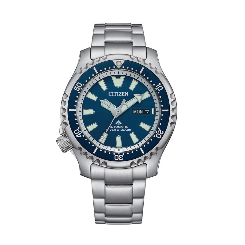 นาฬิกาข้อมือ Citizen Promaster Automatic Blue Dial Stainless Steel Men's Watch NY0161-63L
