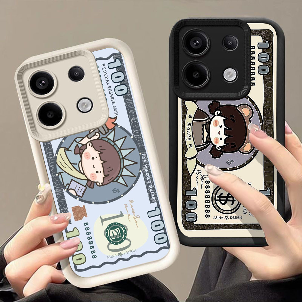 เคสสําหรับ Xiaomi Redmi Note POCO M6 X6 X7 14 13 Pro Plus 5G Q-36 Kawaii