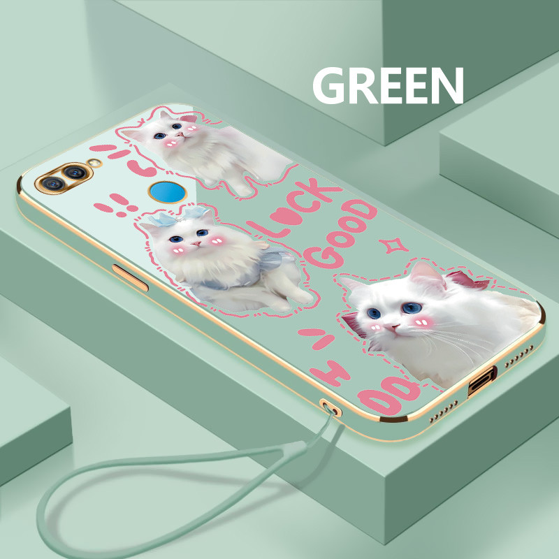 Softcase สําหรับ OPPO A7 A7n A7x A8 Soft Paint ซิลิโคนเลนส์ป้องกัน Cassing