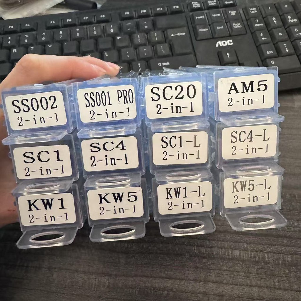 Sc1 KW1 SS001 (Lishi) เครื่องมือมือ 2 in 1 ความแม่นยําสูง SS001