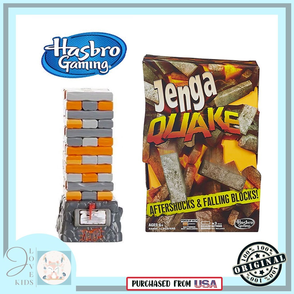 ในสต็อก *ของแท้* เกม Hasbro Jenga Quake