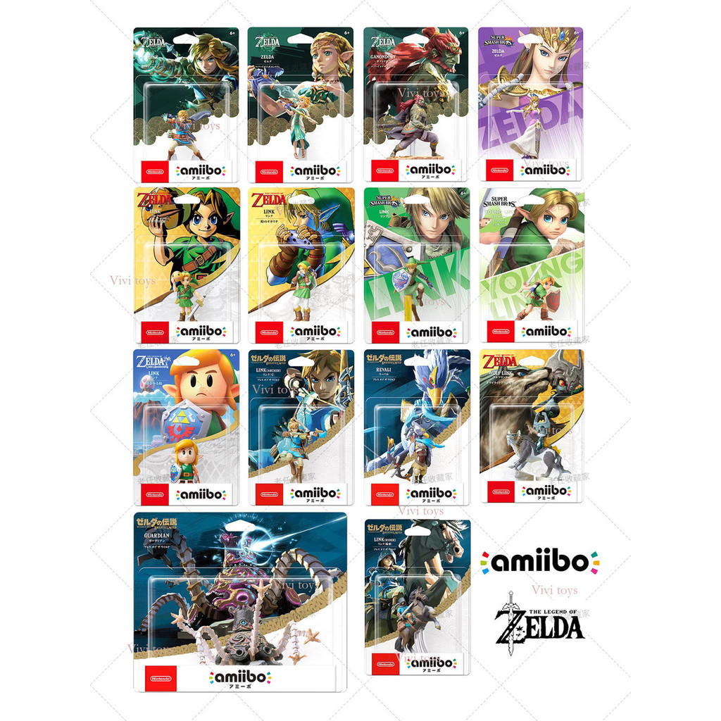 ของเล่น Vivi Nintendo Zelda Legendary Kingdom Tears amiibo Figure Link Arch Wilderness Guardian Dream Island 250729