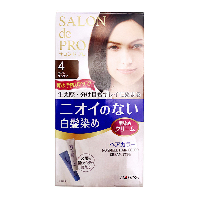 ยาย้อมผมญี่ปุ่น DARIYA ครีมย้อมผมปิดผมขาว SALON de PRO