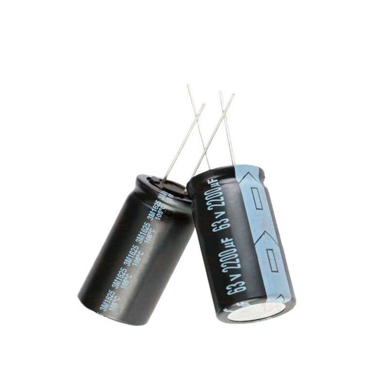 โรงงานเดิม 63V2200uf ปริมาณ 18 * 35 มม. 2200Uf / 63V ตัวควบคุมรถยนต