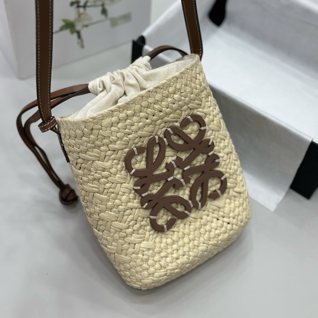 Lafite Woven Bag Summer ของผู้หญิงใหม่เกาหลีสดใหม่กระเป๋าครอสบอดี้ถุงผ้าปูที่นอน