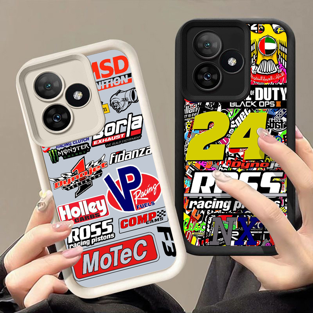 เคสสําหรับRealme 14 14T 14X Narzo C53 C63 C51 หมายเหตุ 50 GT 6 NEO6 SE C61 60 N53 N61 5G Q-86 โลโก้