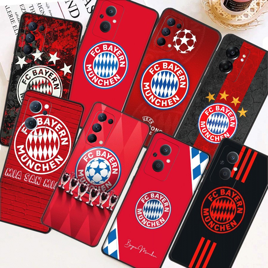 เคสโทรศัพท์สําหรับ OPPO A1 5G A98 F23 Reno 2 2Z 2F 3 4 4G Pro TPU เปลือกซิลิโคนอ่อนนุ่ม Bayern Munic