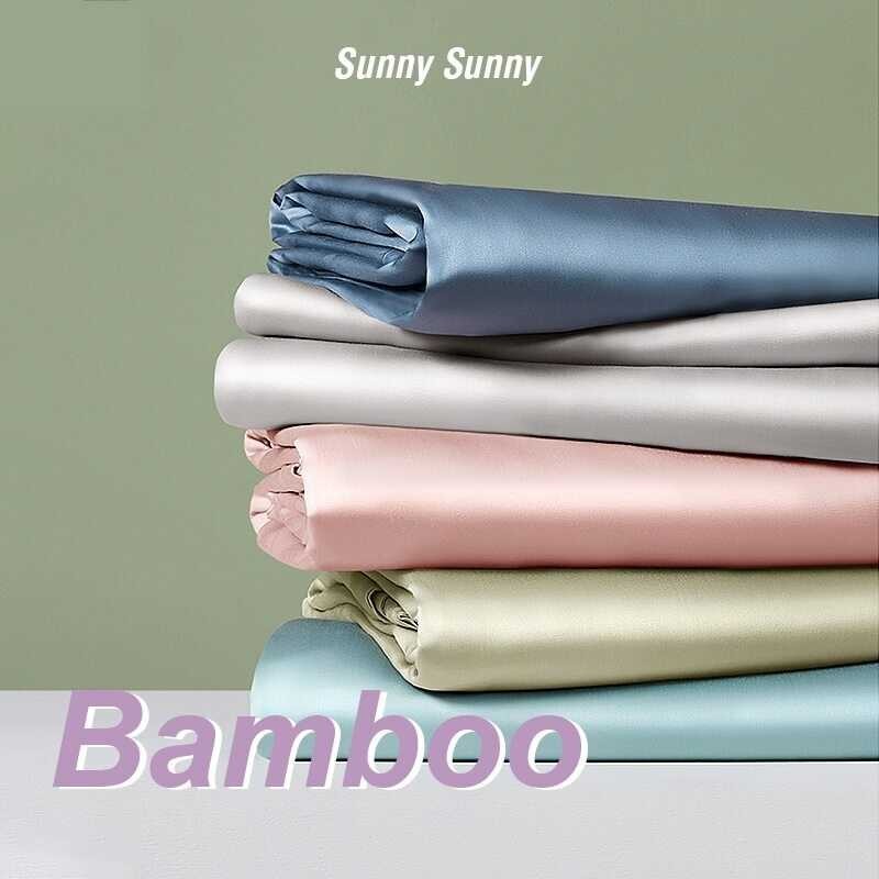 ❣❤❥❦❧♥ W07 Bamboo Quilt Silky Coog Duvet Cover 1Pc Soft Breathable Comforter Covers With Zi