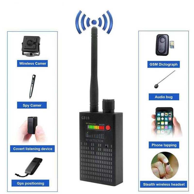 High 🍀 Sensitivity Anti-Spy GPS Magnetic Detect Wireless Camera Signal Automatic Detector Find
