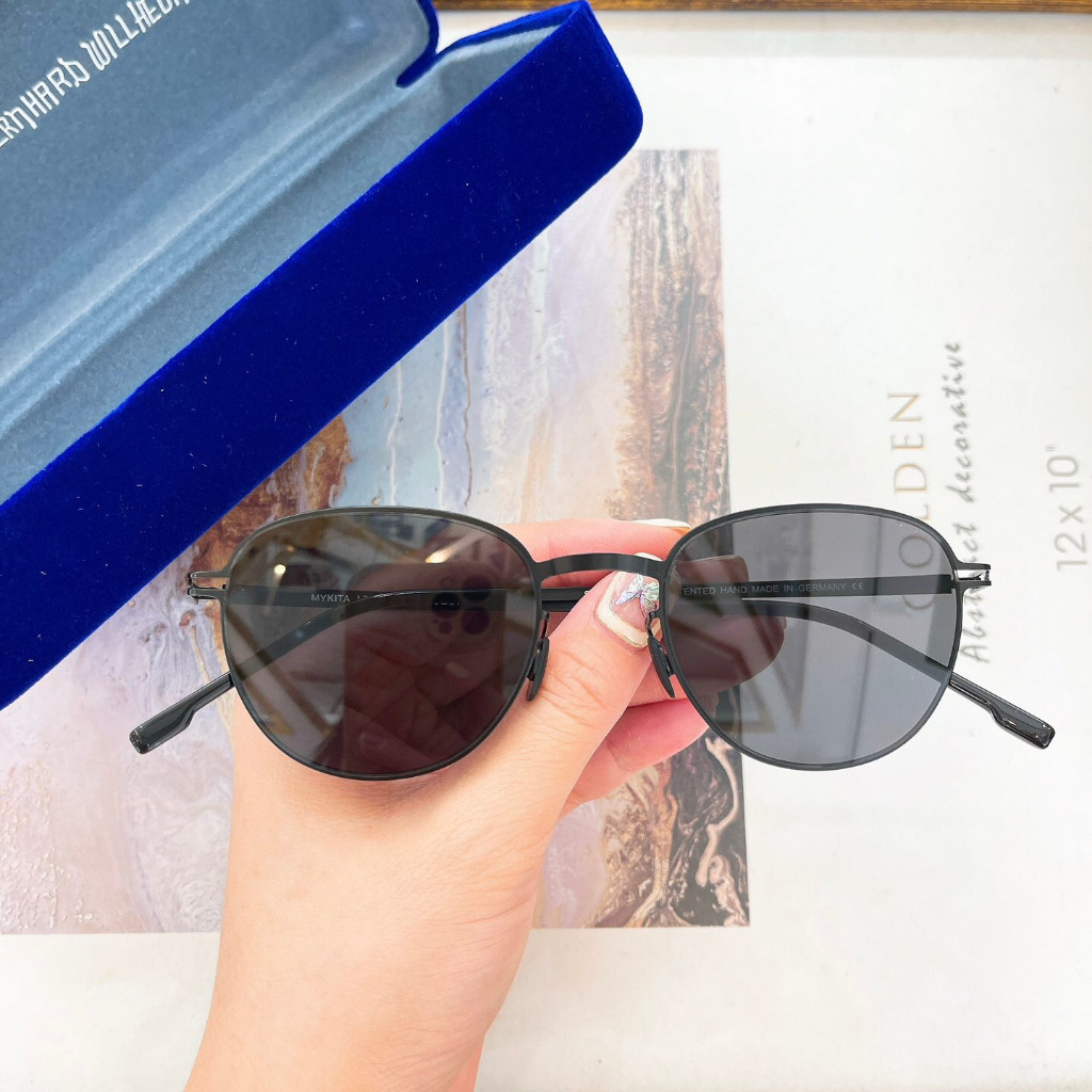 [คุณภาพสูง] แว่นกันแดด MYKITA LEICA ML09 แว่นกันแดดแฟชั่นทรงกลมย้อนยุคป้องกันรังสีอัลตราไวโอเลตทุกเ