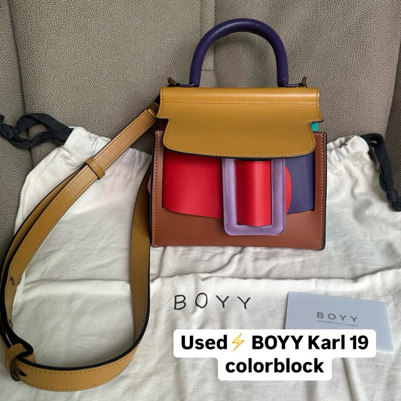 (ของแท้) BOYY Karl19 Colorblock