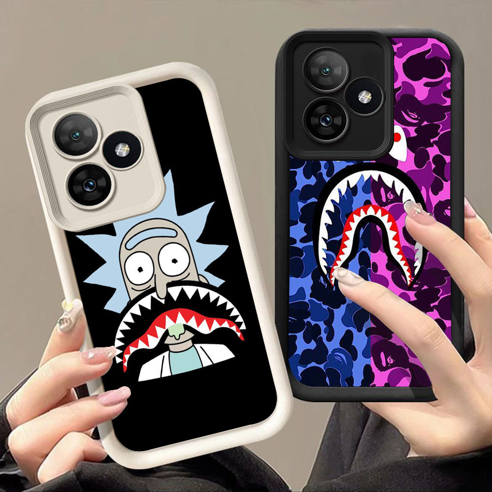 เคสสําหรับRealme 14 14T 14X Narzo C53 C63 C51 หมายเหตุ 50 GT 6 NEO6 SE C61 60 N53 N61 5G Q-45 shark