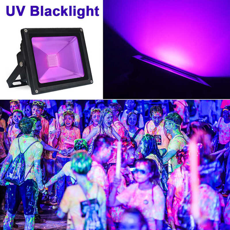 UV LF LED Odlight 10W 20W พลังงานสูง UV ตรวจจับ Odlight Ip66 กันน้ำ UV Blac