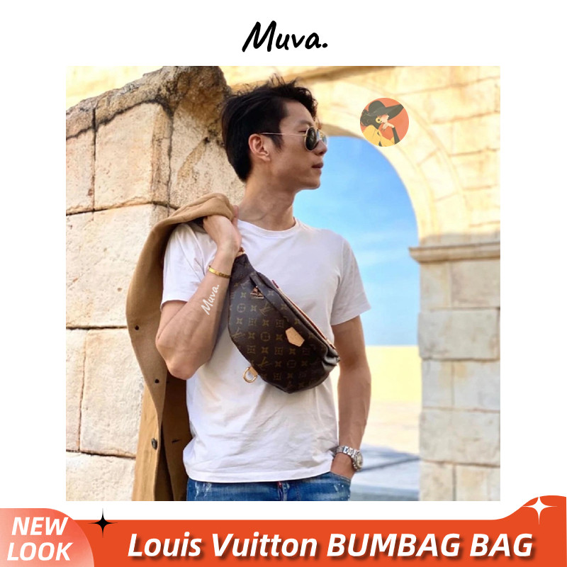 หลุยส์วิตตองLouis Vuitton BUMBAG Discovery Fanny pack LV กระเป๋าคาดเอว/กระเป๋าคาดอก