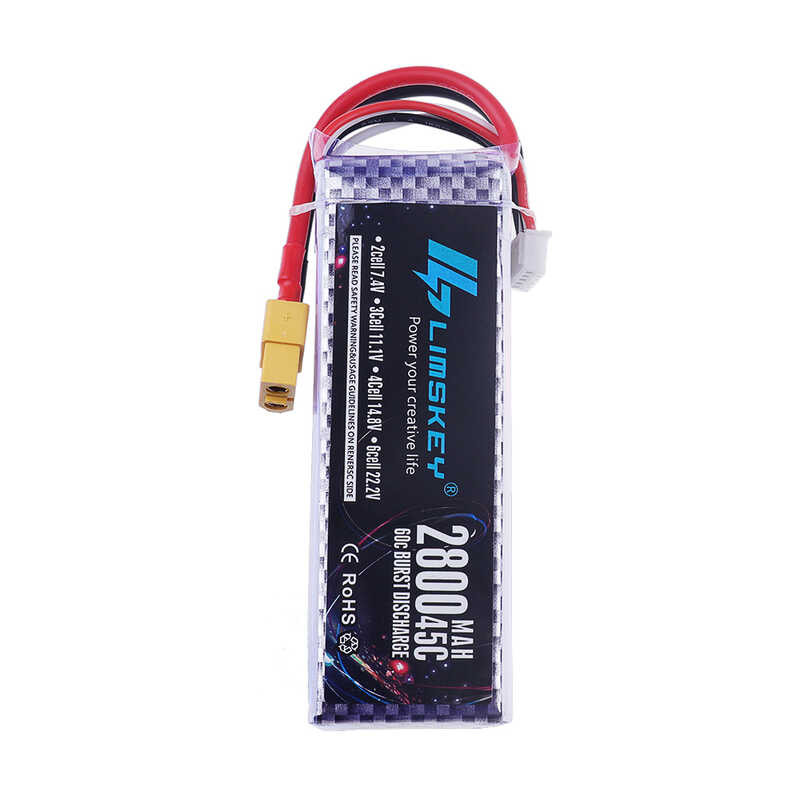 Δ 4S 2200Mah 2800Mah 3300Mah 60C แบตเตอรี่ลิเธียมสำหรับรถ RC FPV 4 Axis