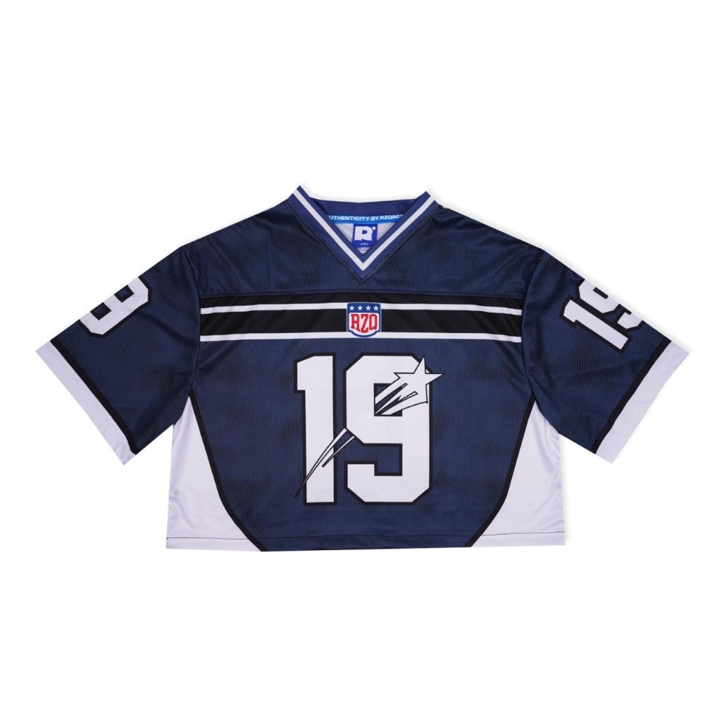 2024 (ชื่อและหมายเลขแบบกําหนดเองฟรี) Rzq Active / Izmr 19 / Jersey Croptop / Oversize / Y2k / Nfl / 