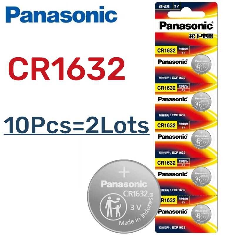Δ 5-50 ชิ้นเดิม Cr1632 CR 1632 3V แบตเตอรี่ลิเธียมนาฬิกาเครื